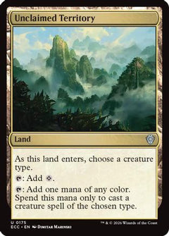 Unclaimed Territory (ECC-175) - Commander: Lorwyn Eclipsed-1