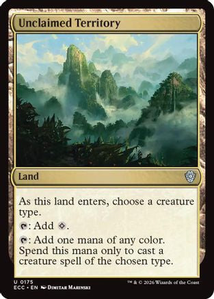 Unclaimed Territory (ECC-175) - Commander: Lorwyn Eclipsed-1