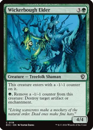 Wickerbough Elder (ECC-118) - Commander: Lorwyn Eclipsed-1