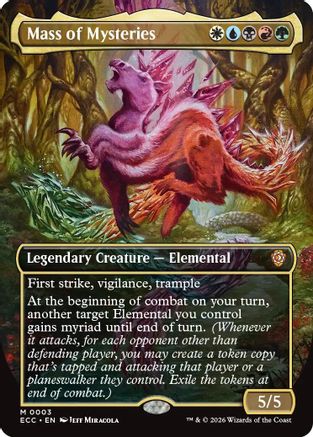 Mass of Mysteries (Borderless) [Lorwyn Eclipsed Commander]-1