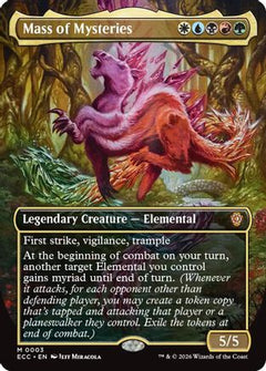 Mass of Mysteries (Borderless) [Lorwyn Eclipsed Commander]-1