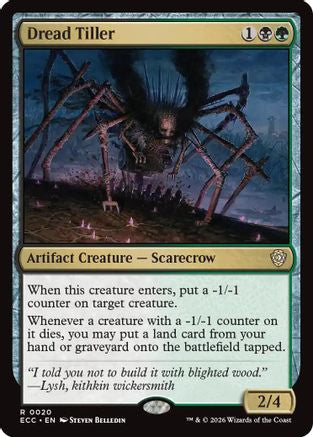 Dread Tiller (ECC-020) - Commander: Lorwyn Eclipsed-1