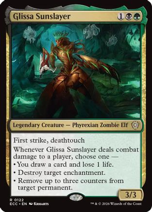 Glissa Sunslayer (ECC-122) - Commander: Lorwyn Eclipsed-1