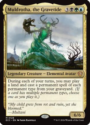 Muldrotha, the Gravetide [Lorwyn Eclipsed Commander]-1