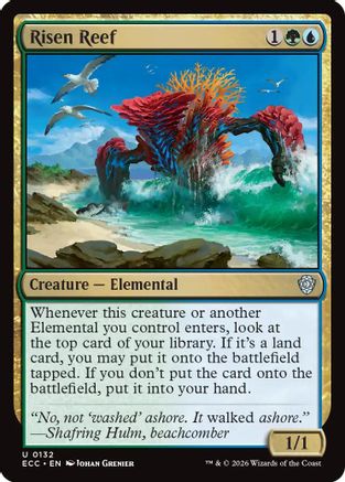 Risen Reef [Lorwyn Eclipsed Commander]-1