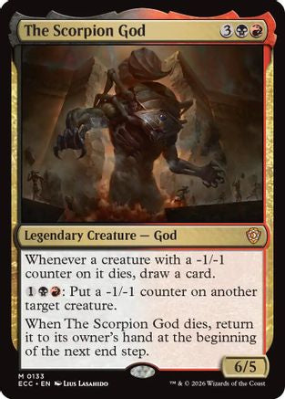 The Scorpion God (ECC-133) - Commander: Lorwyn Eclipsed-1