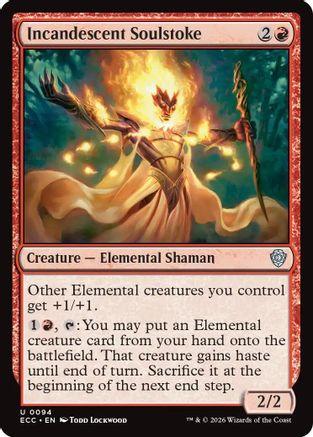 Incandescent Soulstoke (ECC-094) - Commander: Lorwyn Eclipsed-1