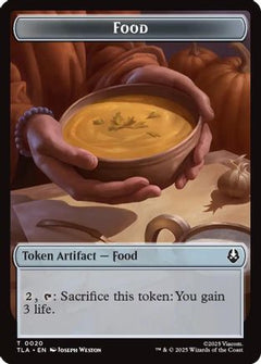 Food (0020) // Ally (0007) Double-Sided Token (TLA-20 // 7) - Avatar: The Last Airbender-1