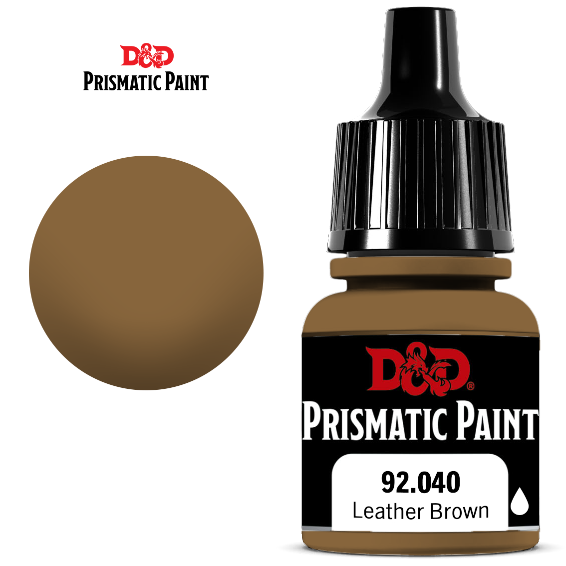 D&D Prismatic Paint Leather Brown 92.040