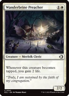 Wanderbrine Preacher (ECL-041) - Lorwyn Eclipsed-1