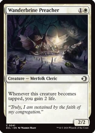 Wanderbrine Preacher (ECL-041) - Lorwyn Eclipsed-1