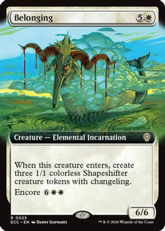 Belonging (Extended Art) (ECC-025) - Commander: Lorwyn Eclipsed-1