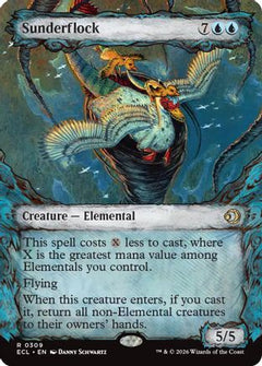 Sunderflock (Showcase) (ECL-309) - Lorwyn Eclipsed Foil-1