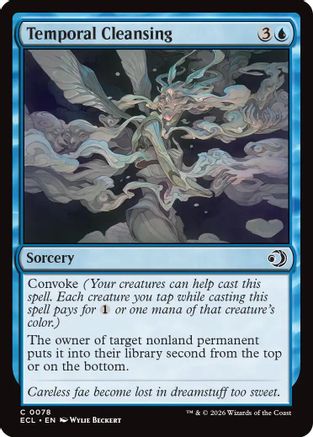 Temporal Cleansing (ECL-078) - Lorwyn Eclipsed Foil-1