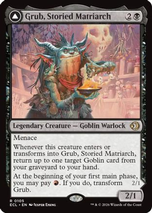 Grub, Storied Matriarch (ECL-105) - Lorwyn Eclipsed Foil-1