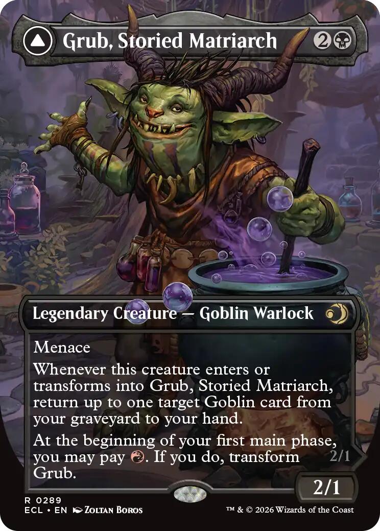 Grub, Storied Matriarch (Borderless) [Lorwyn Eclipsed]-1