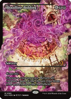Bloodline Bidding (Showcase) (ECL-385) - Lorwyn Eclipsed Foil-1