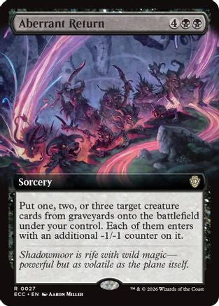 Aberrant Return (Extended Art) [Lorwyn Eclipsed Commander]-1