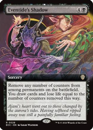 Eventide's Shadow (Extended Art) (ECC-028) - Commander: Lorwyn Eclipsed-1