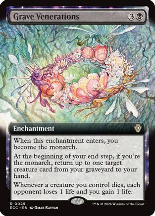 Grave Venerations (Extended Art) (ECC-029) - Commander: Lorwyn Eclipsed-1