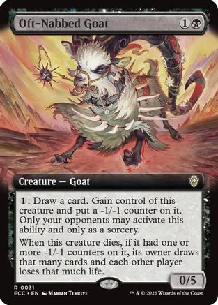 Oft-Nabbed Goat (Extended Art) (ECC-031) - Commander: Lorwyn Eclipsed-1