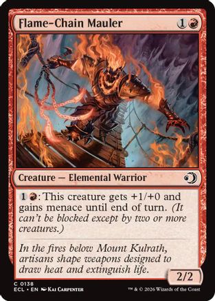 Flame-Chain Mauler [Lorwyn Eclipsed]-1