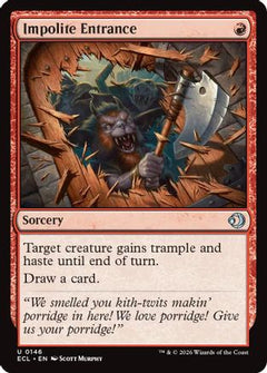 Impolite Entrance (ECL-146) - Lorwyn Eclipsed Foil-1