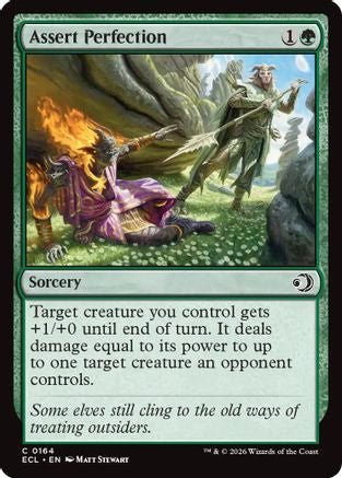 Assert Perfection (ECL-164) - Lorwyn Eclipsed-1
