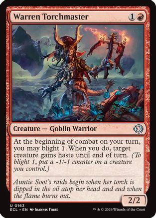 Warren Torchmaster (ECL-163) - Lorwyn Eclipsed Foil-1