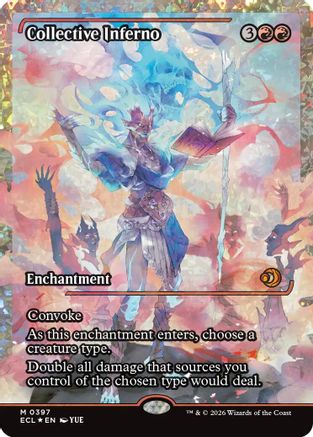 Collective Inferno (Showcase) (Fracture Foil) (ECL-397) - Lorwyn Eclipsed Foil-1