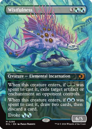 Wistfulness (Borderless) (ECL-296) - Lorwyn Eclipsed-1
