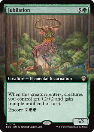 Jubilation (Extended Art) (ECC-037) - Commander: Lorwyn Eclipsed Foil-1
