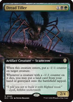 Dread Tiller (Extended Art) (ECC-040) - Commander: Lorwyn Eclipsed-1
