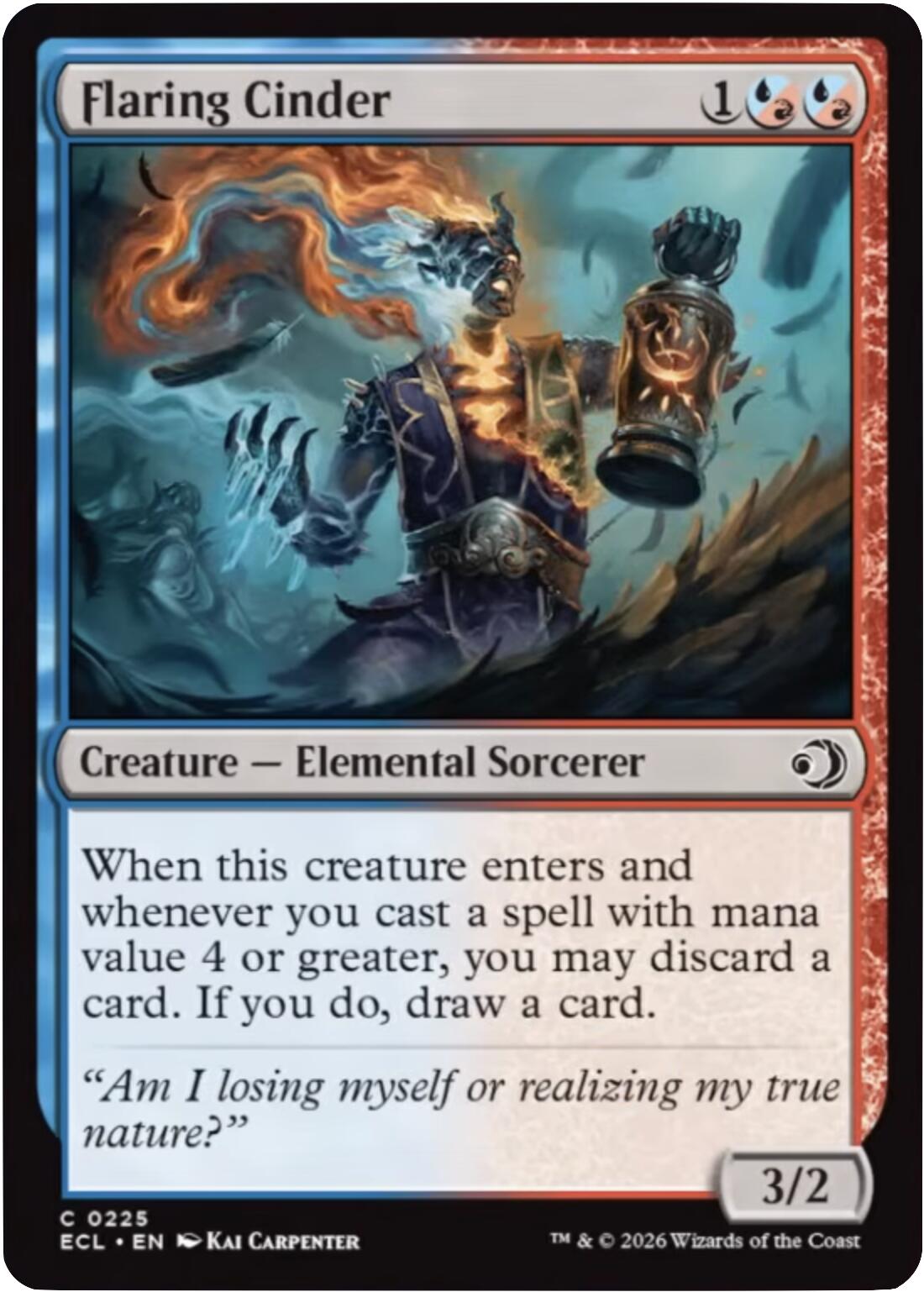 Flaring Cinder [Lorwyn Eclipsed]-1