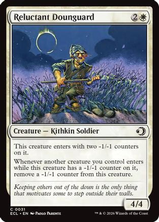 Reluctant Dounguard [Lorwyn Eclipsed]-1