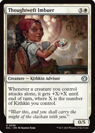 Thoughtweft Imbuer (ECL-038) - Lorwyn Eclipsed Foil-1