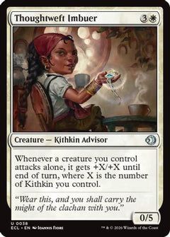 Thoughtweft Imbuer (ECL-038) - Lorwyn Eclipsed Foil-1