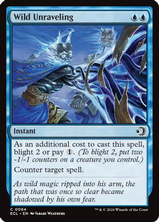 Wild Unraveling (ECL-084) - Lorwyn Eclipsed Foil-1