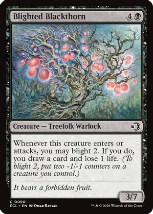 Blighted Blackthorn [Lorwyn Eclipsed]