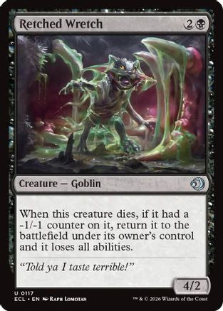 Retched Wretch (ECL-117) - Lorwyn Eclipsed Foil-1