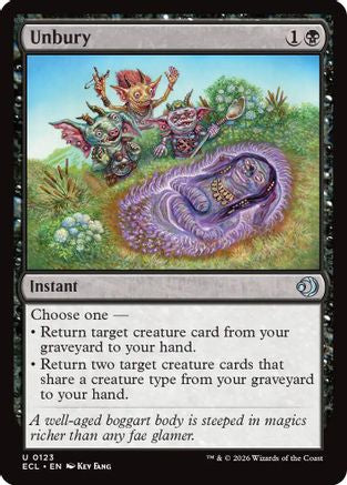 Unbury (ECL-123) - Lorwyn Eclipsed Foil-1