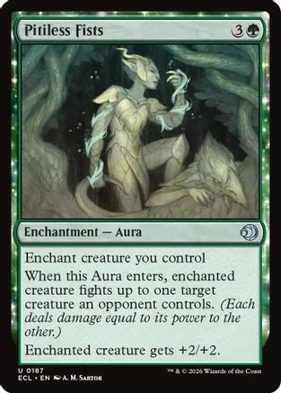 Pitiless Fists [Lorwyn Eclipsed]-1