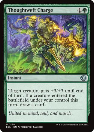Thoughtweft Charge (ECL-198) - Lorwyn Eclipsed Foil-1
