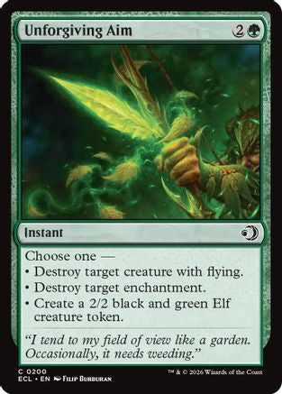 Unforgiving Aim (ECL-200) - Lorwyn Eclipsed Foil-1