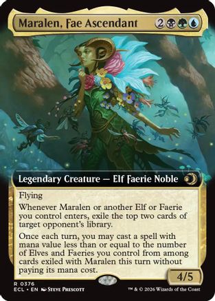 Maralen, Fae Ascendant (Extended Art) [Lorwyn Eclipsed]-1