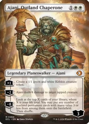 Ajani, Outland Chaperone (Borderless) [Lorwyn Eclipsed]-1