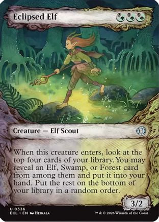 Eclipsed Elf (Showcase) [Lorwyn Eclipsed]-1