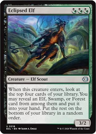 Eclipsed Elf [Lorwyn Eclipsed]-1