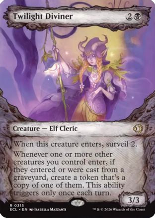 Twilight Diviner (Showcase) (ECL-315) - Lorwyn Eclipsed Foil-1