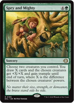Spry and Mighty (ECL-195) - Lorwyn Eclipsed Foil-1